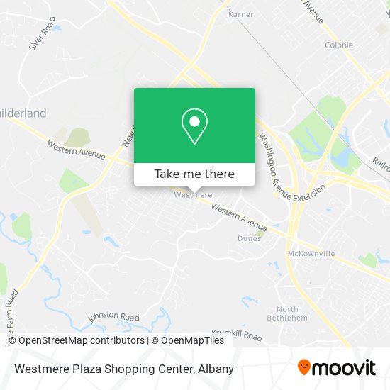 Mapa de Westmere Plaza Shopping Center