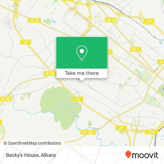 Becky's House map