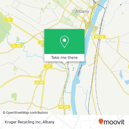 Kruger Recycling Inc map