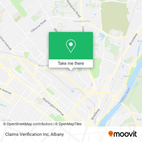 Mapa de Claims Verification Inc