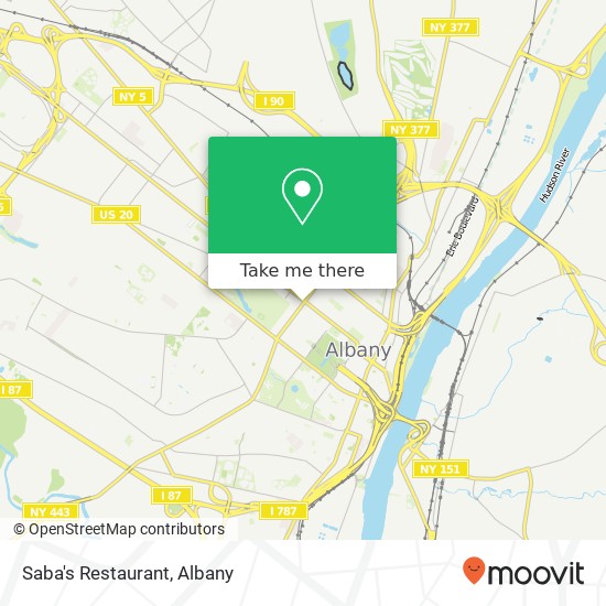 Saba's Restaurant map