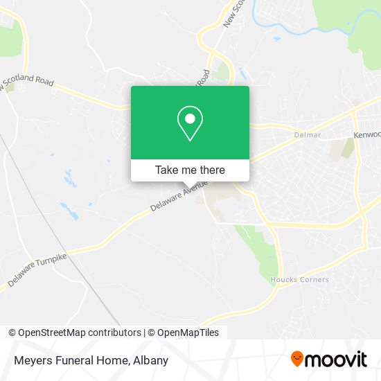 Meyers Funeral Home map