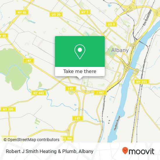 Robert J Smith Heating & Plumb map