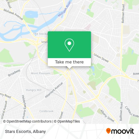 Mapa de Stars Escorts