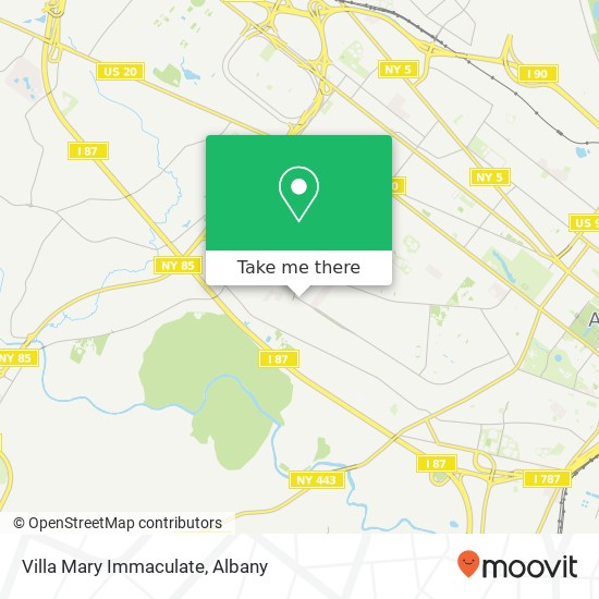 Villa Mary Immaculate map