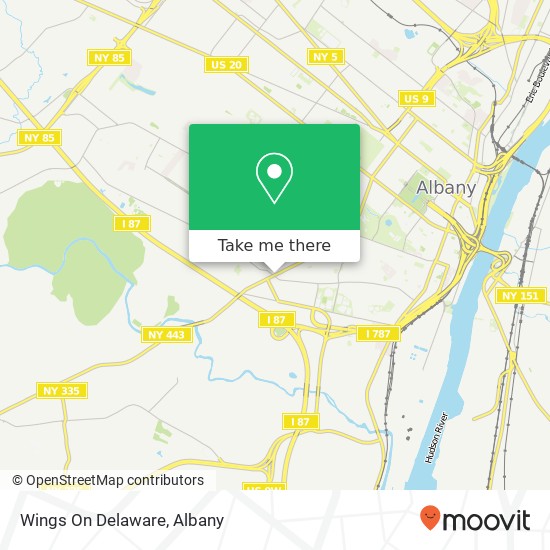 Wings On Delaware map