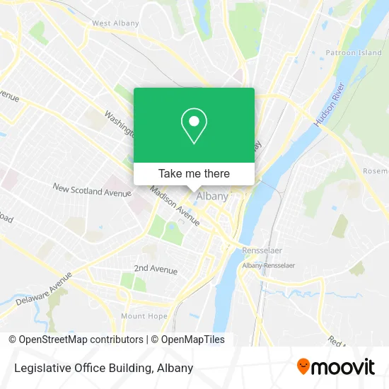 Mapa de Legislative Office Building