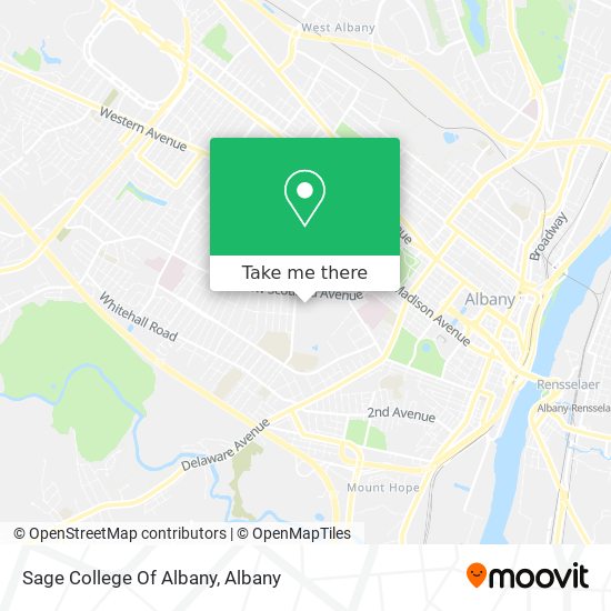 Sage College Of Albany map