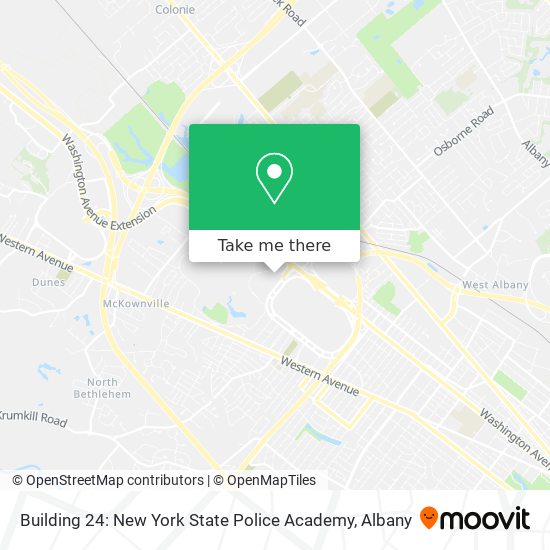 Building 24: New York State Police Academy map