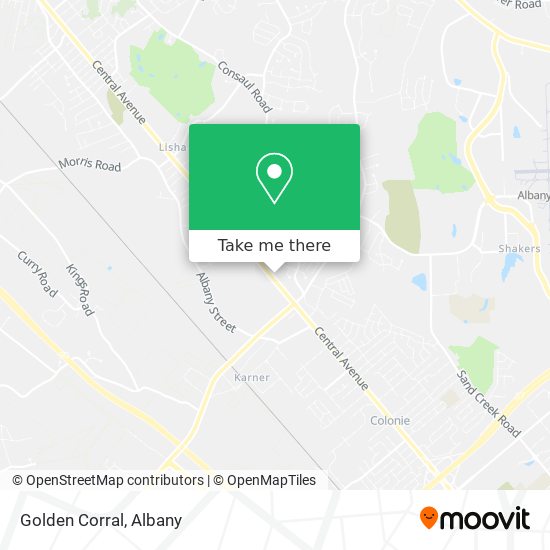 Mapa de Golden Corral