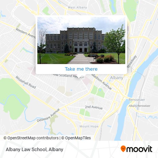 Mapa de Albany Law School