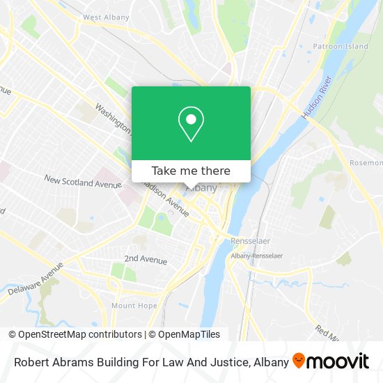 Robert Abrams Building For Law And Justice map