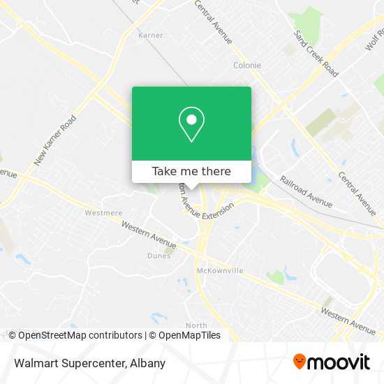 Walmart Supercenter map