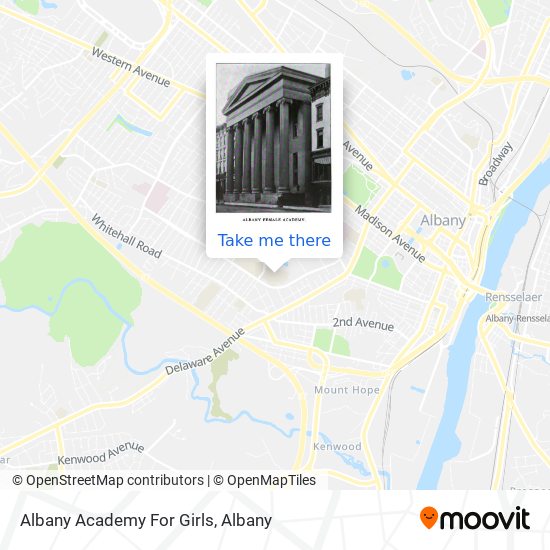 Albany Academy For Girls map