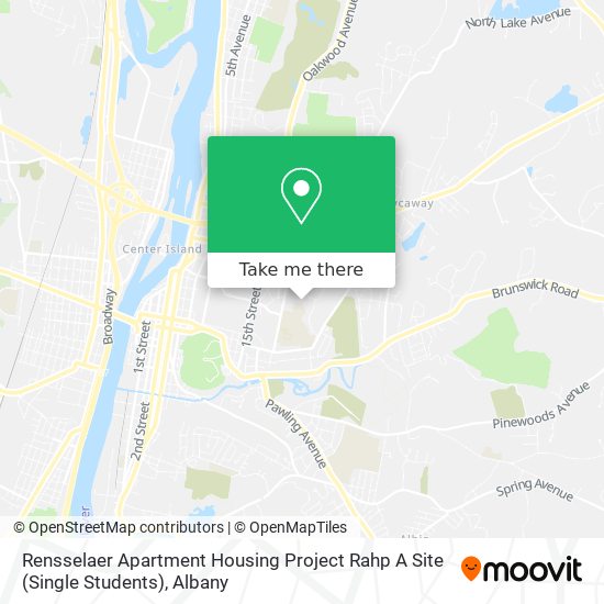 Rensselaer Apartment Housing Project Rahp A Site (Single Students) map