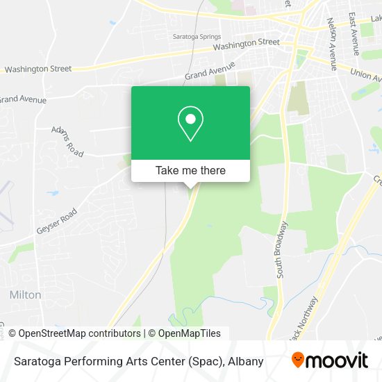 Saratoga Performing Arts Center (Spac) map