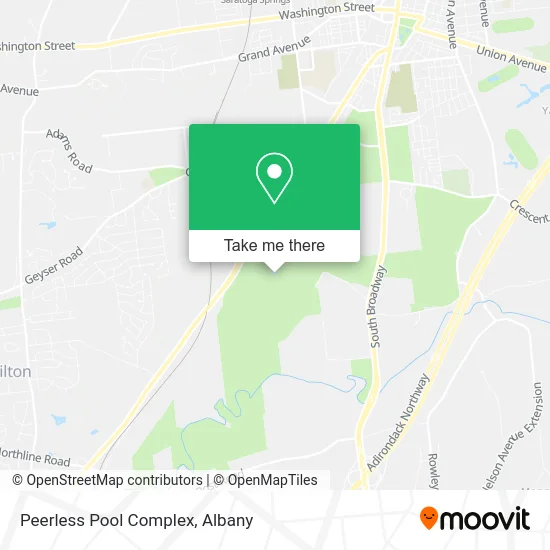 Peerless Pool Complex map