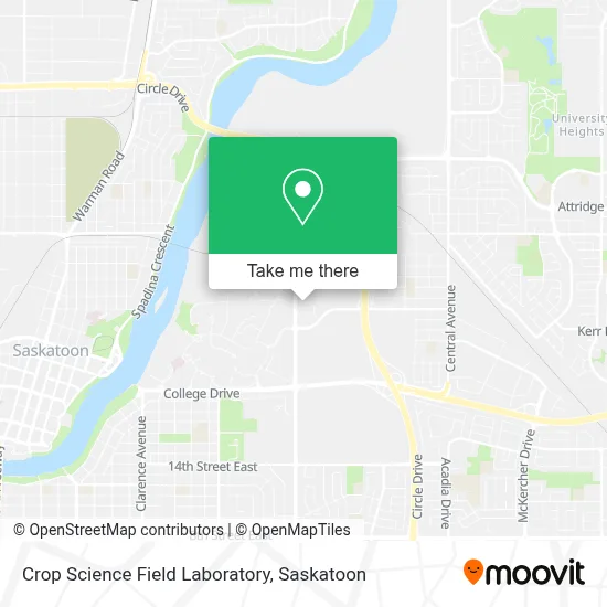 Crop Science Field Laboratory map