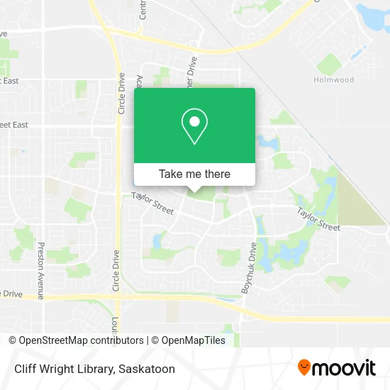 Cliff Wright Library map