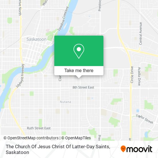 The Church Of Jesus Christ Of Latter-Day Saints map