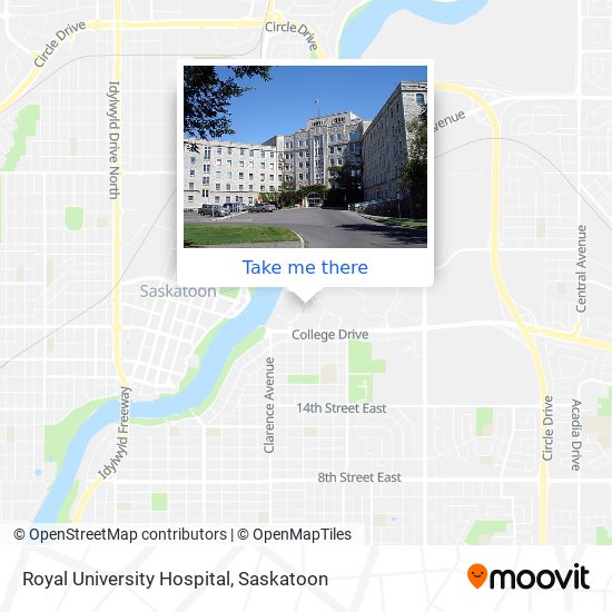 Royal University Hospital map