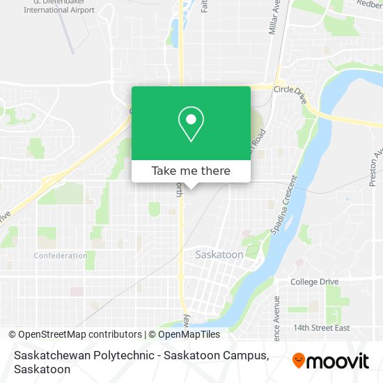 Saskatchewan Polytechnic - Saskatoon Campus map