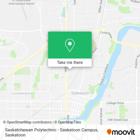 Saskatchewan Polytechnic - Saskatoon Campus plan