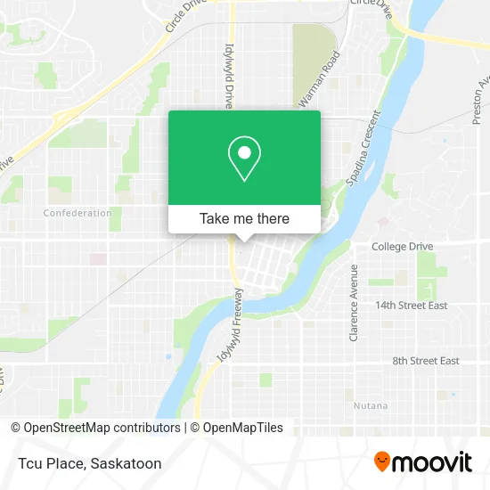 Tcu Place map