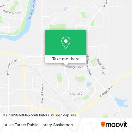 Alice Turner Public Library map