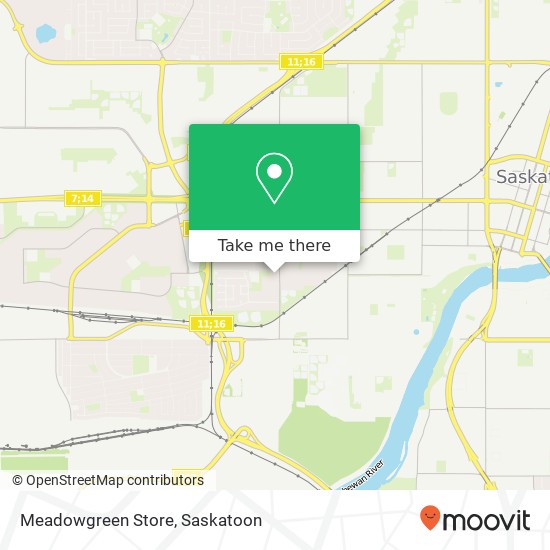 Meadowgreen Store map