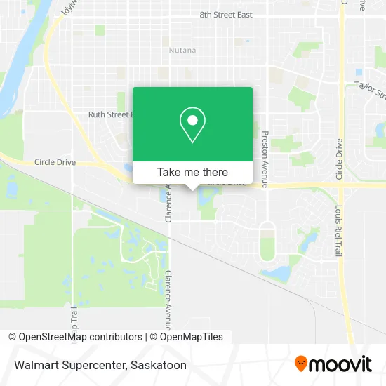 Walmart Supercenter map