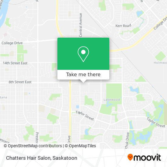 Chatters Hair Salon map