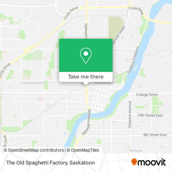The Old Spaghetti Factory plan