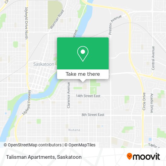 Talisman Apartments map