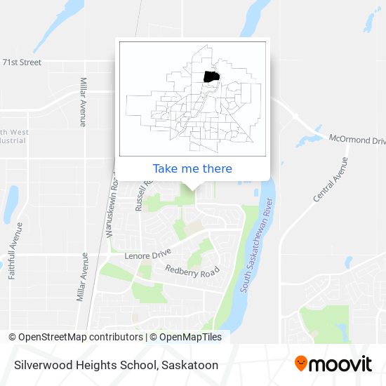 Silverwood Heights School map