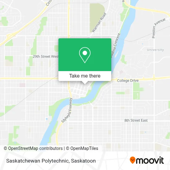 Saskatchewan Polytechnic map