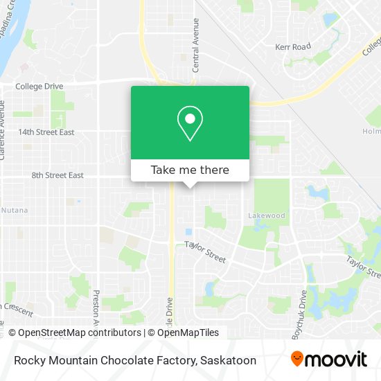 Rocky Mountain Chocolate Factory map