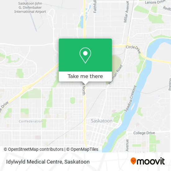 Idylwyld Medical Centre map
