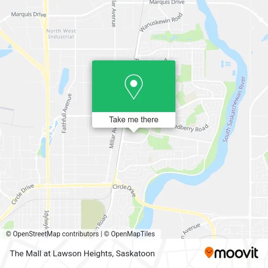 The Mall at Lawson Heights map