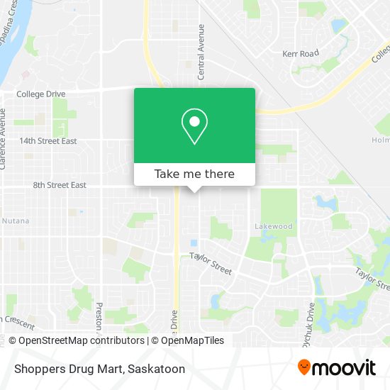 Shoppers Drug Mart map