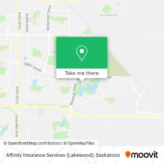 Affinity Insurance Services (Lakewood) map