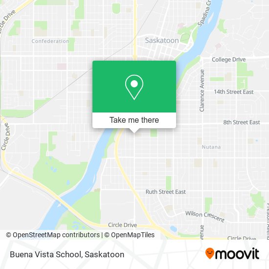Buena Vista School map