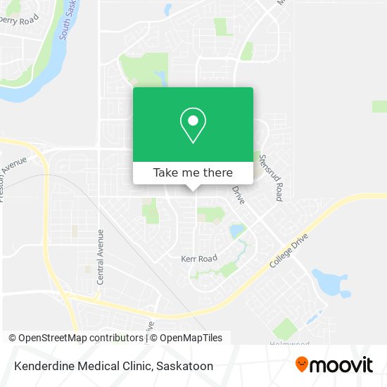 Kenderdine Medical Clinic map