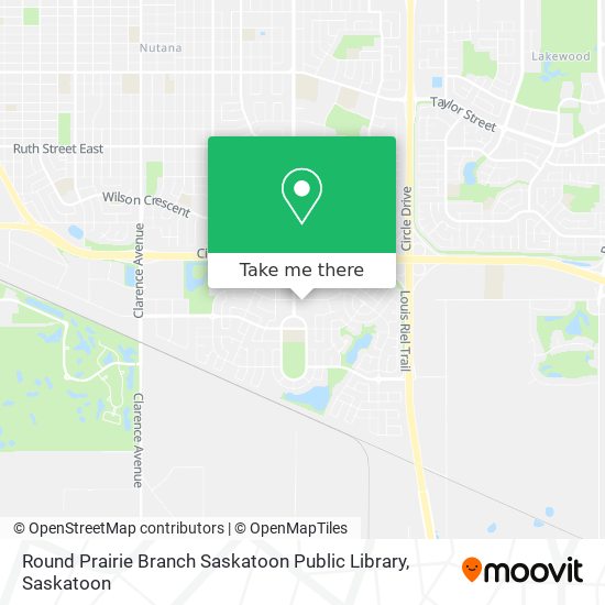 Round Prairie Branch Saskatoon Public Library plan