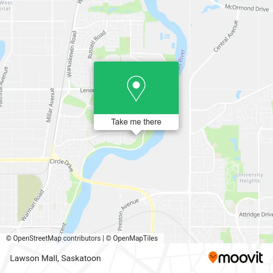 Lawson Mall map