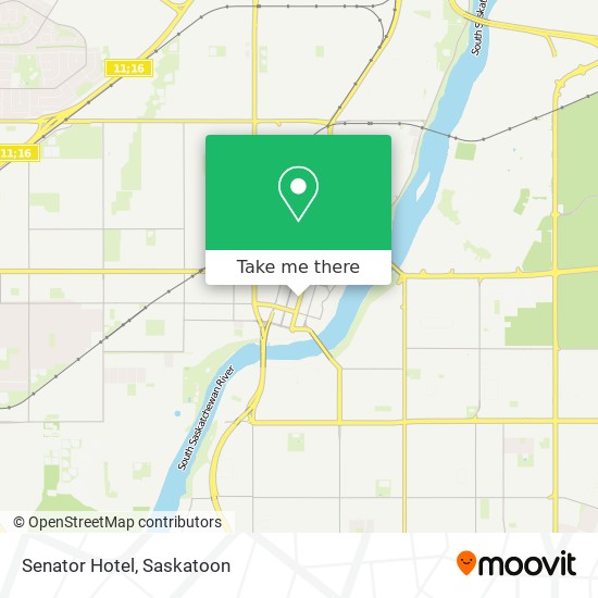 Senator Hotel map