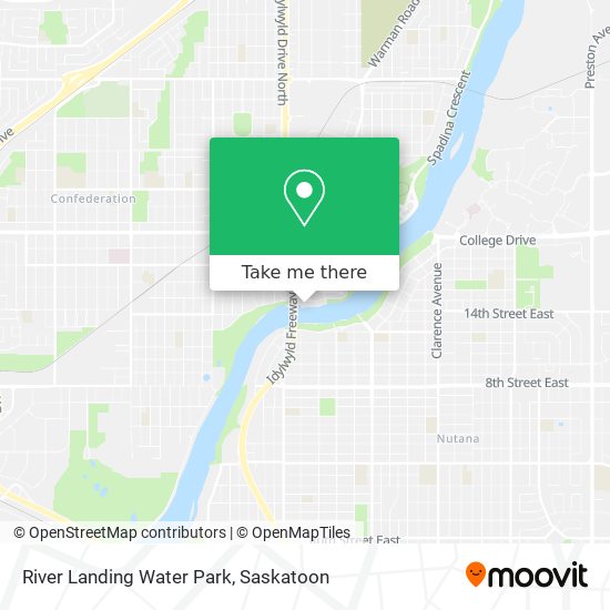 River Landing Water Park map