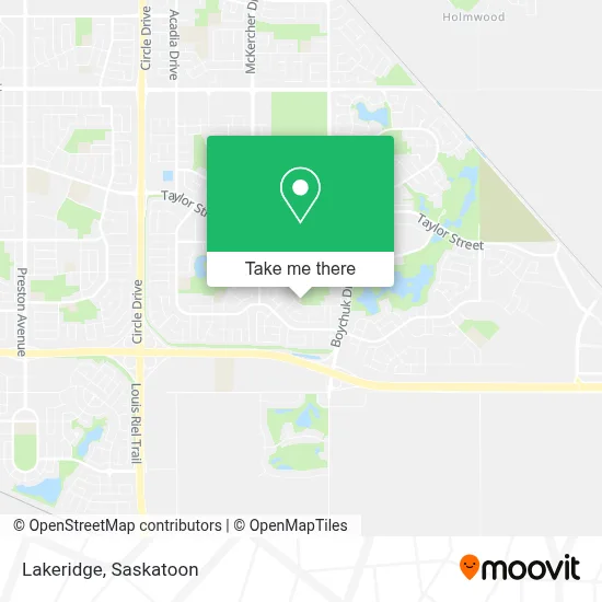 Lakeridge map
