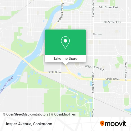 Jasper Avenue map