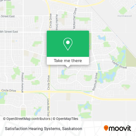 Satisfaction Hearing Systems map